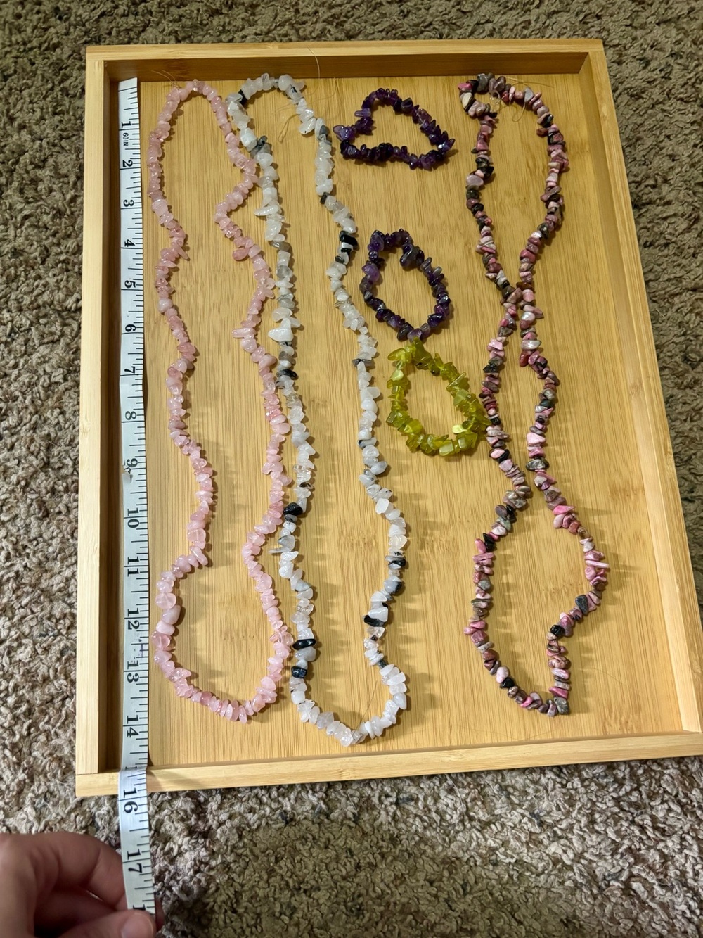 Bundle of gemstones chips. - Picture 5 of 13